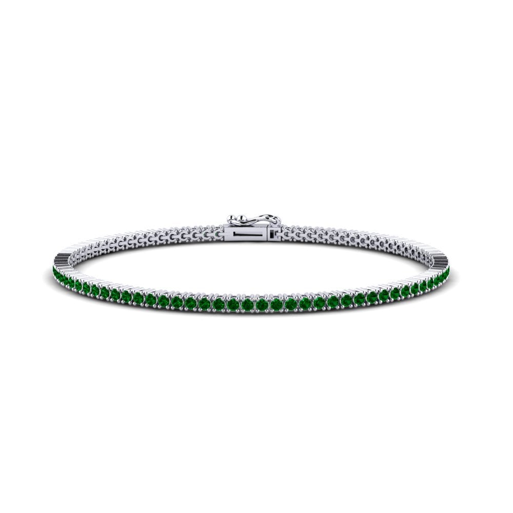 Green Zirconia Women's Bracelet Caoimhe 2.0 mm