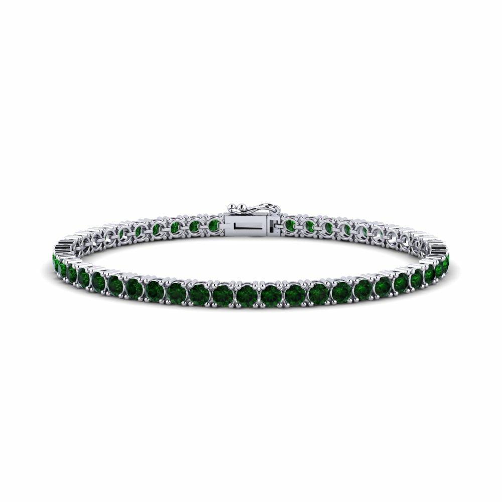 Green Tourmaline Bracelet Caoimhe 3.5 mm