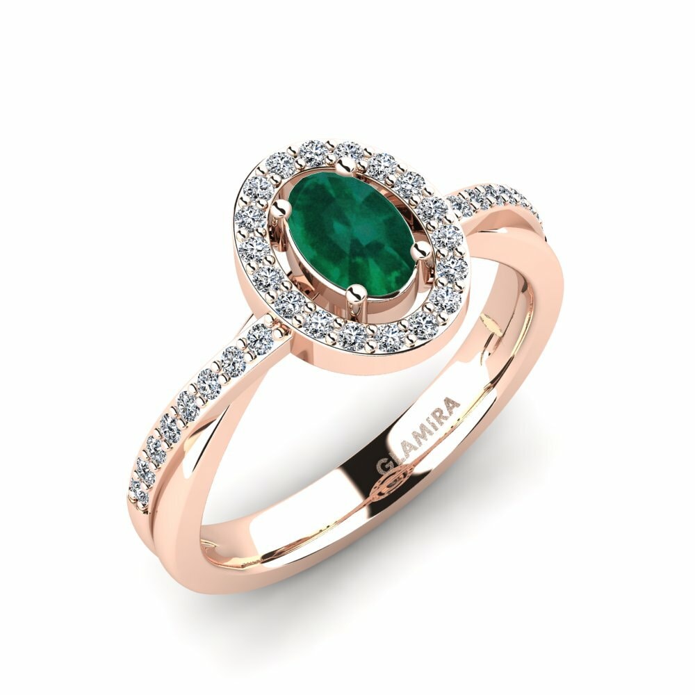 18K Rood Goud Dames Ring Caol