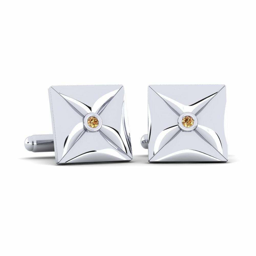 Brown Diamond Cufflink Caponneria