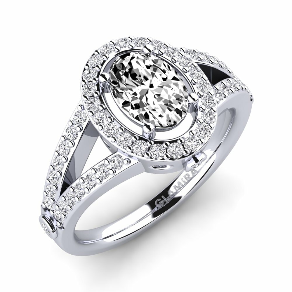 Moissanite Verlovingsring Caprina