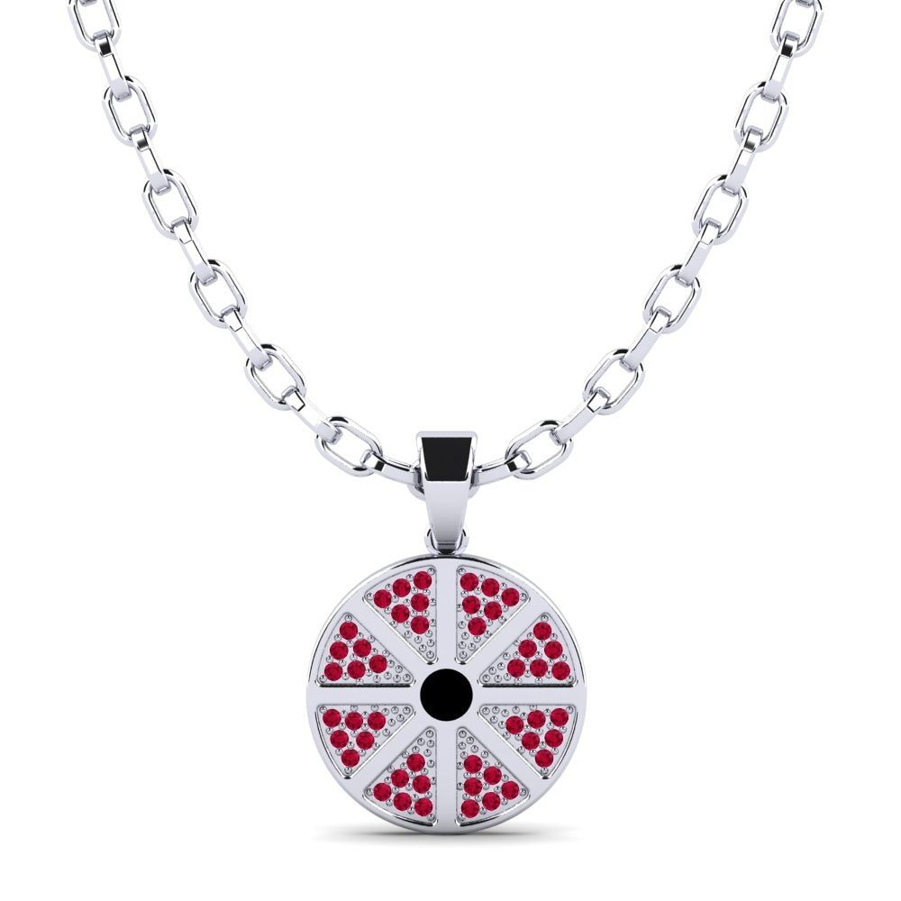 Ruby Men's Pendant Carbink