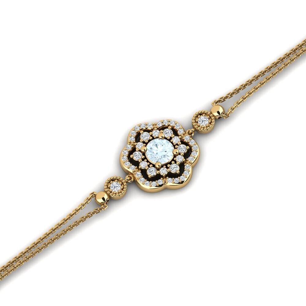 Aquamarine Women's Bracelet Carcan