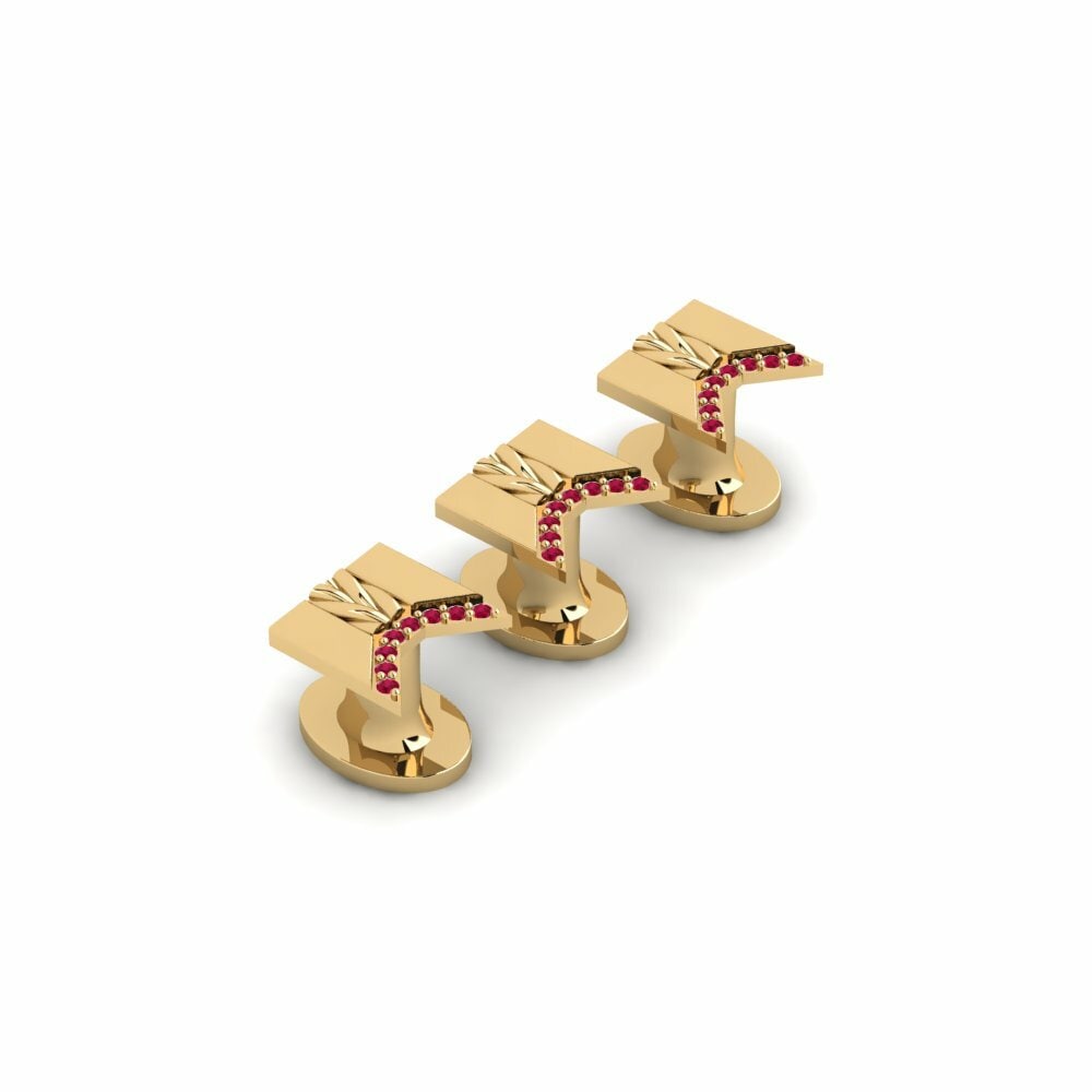 Ruby Tuxedo 3 Studs Carcassonne