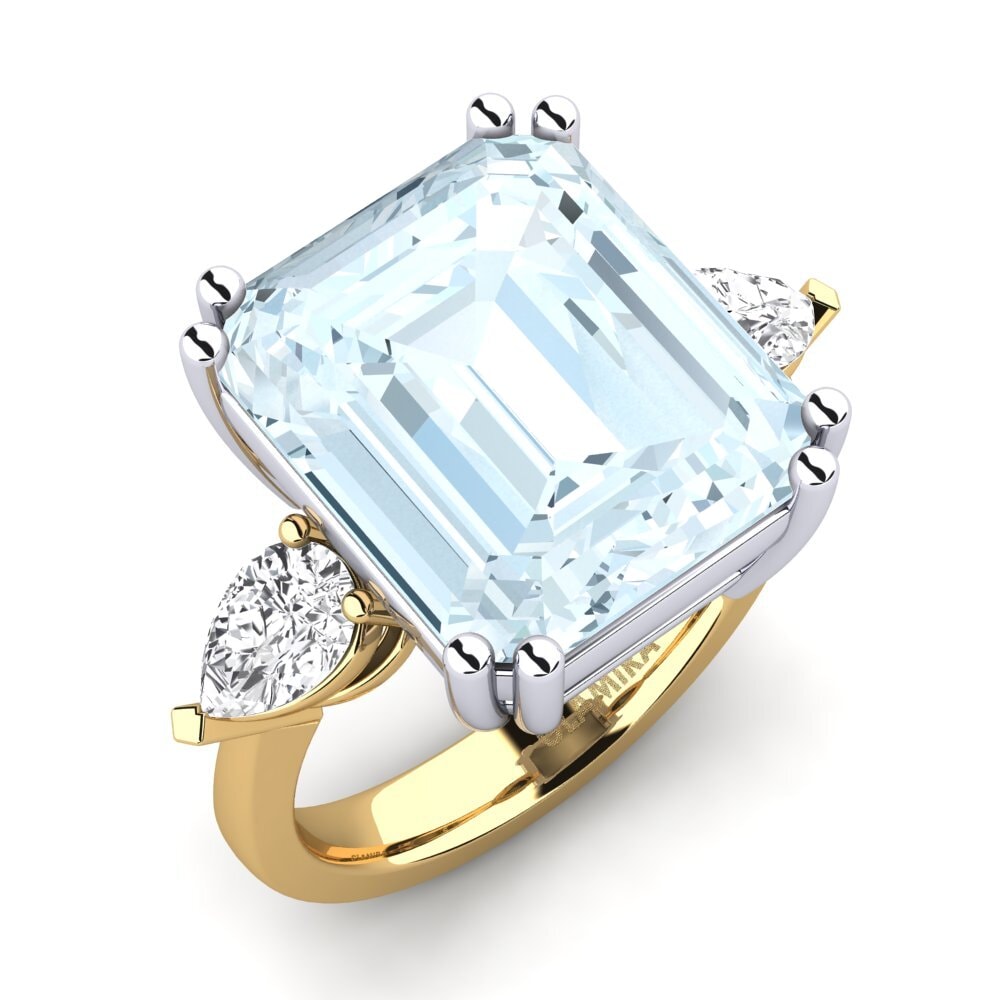 14K Geel & Wit Goud Ringen Caridad