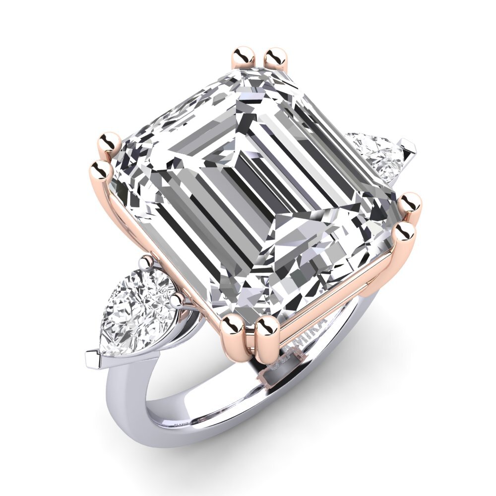 9K White & Rose Gold Ring Caridad
