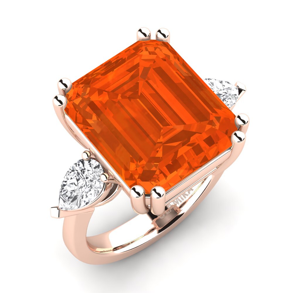 9k Oro Rosa Anillo Caridad