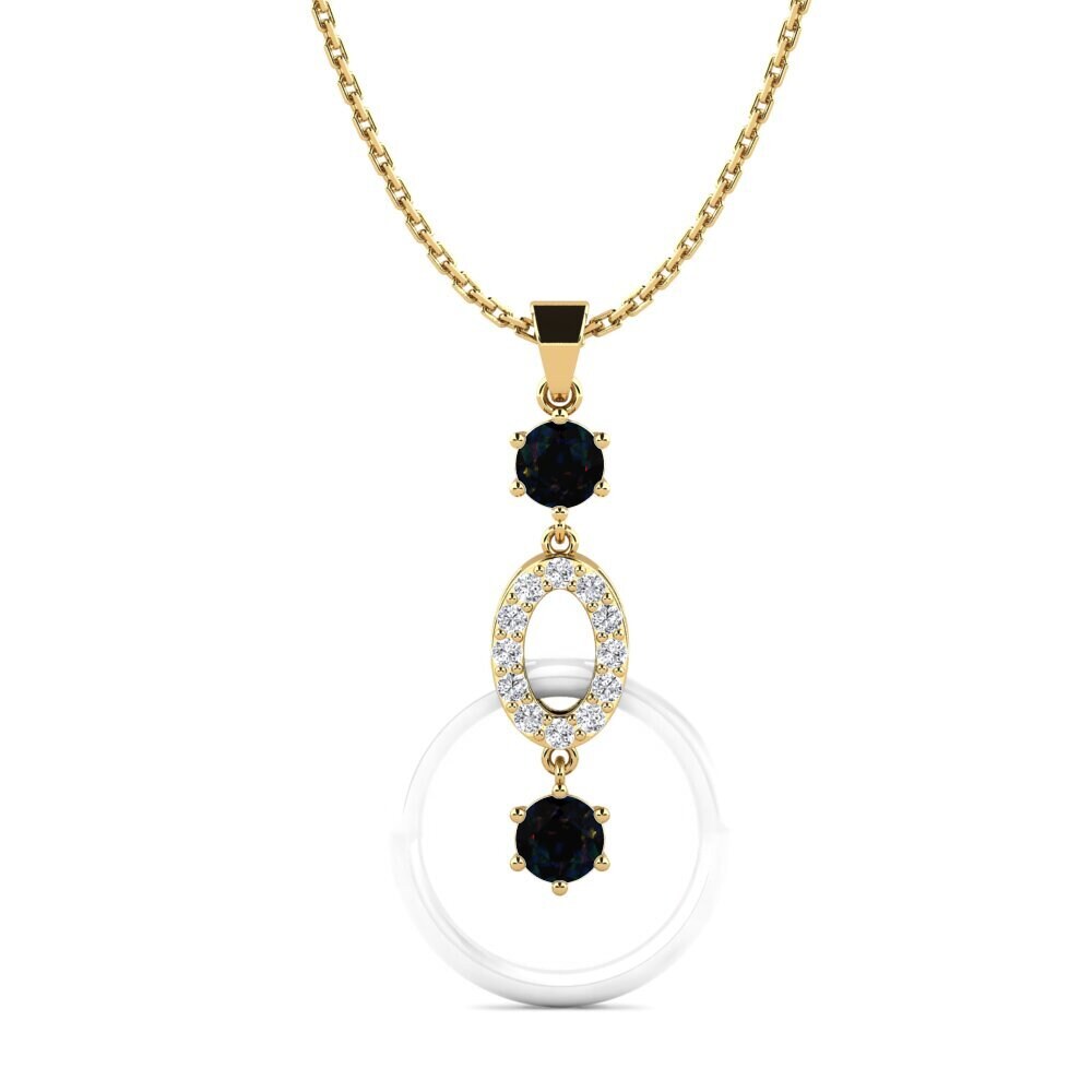 Black Opal Women's Pendant Carie