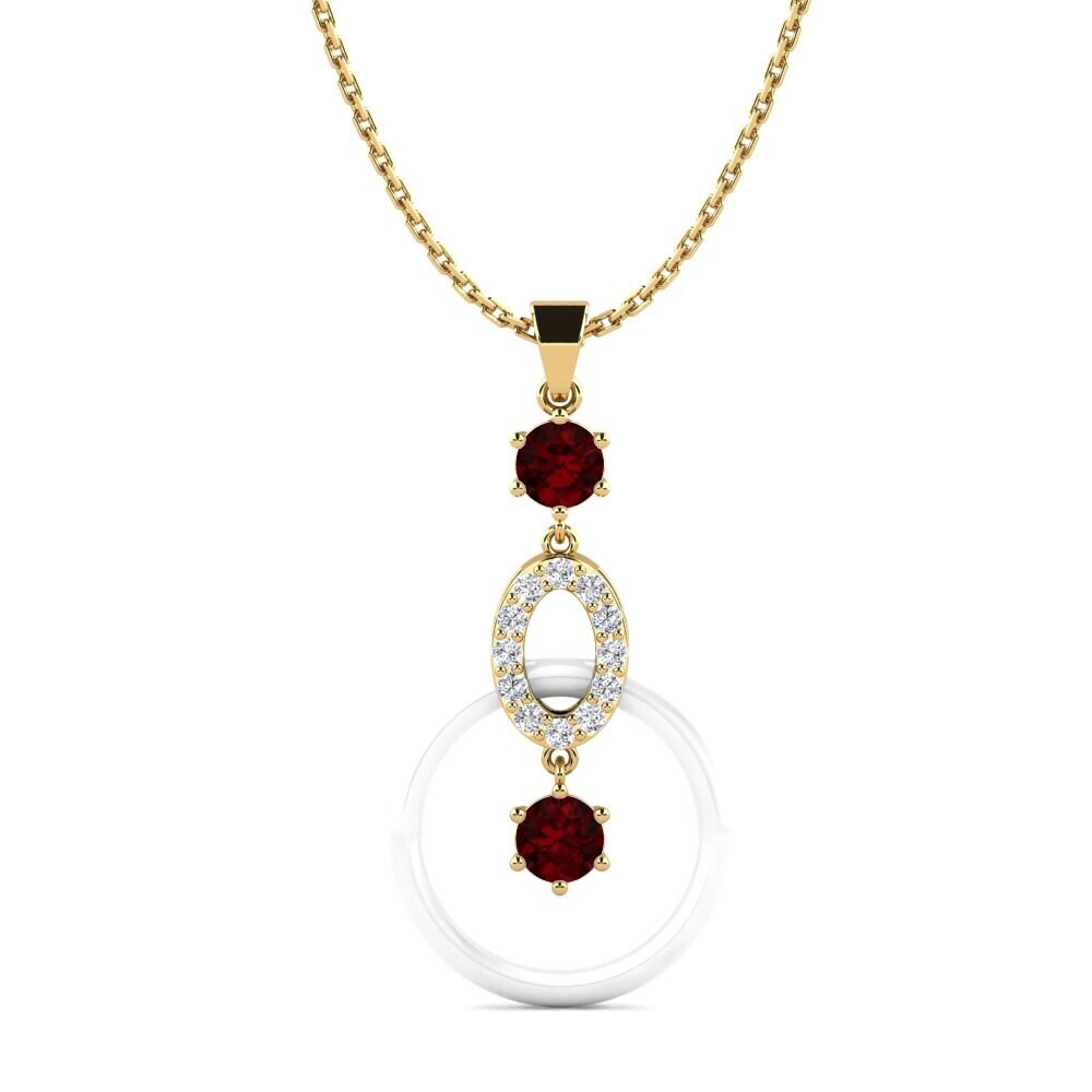 Garnet Women's Pendant Carie