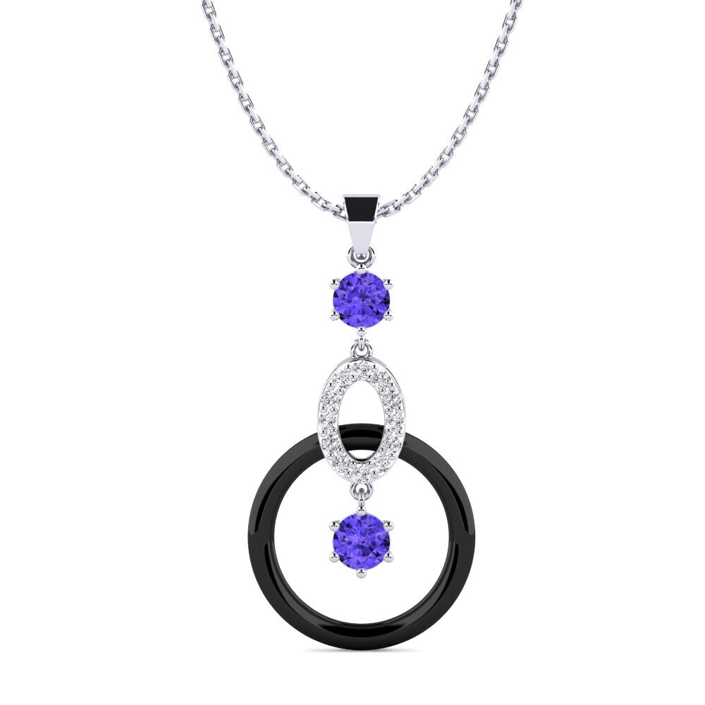950 Platinum Tanzanite Women's Pendant Carie