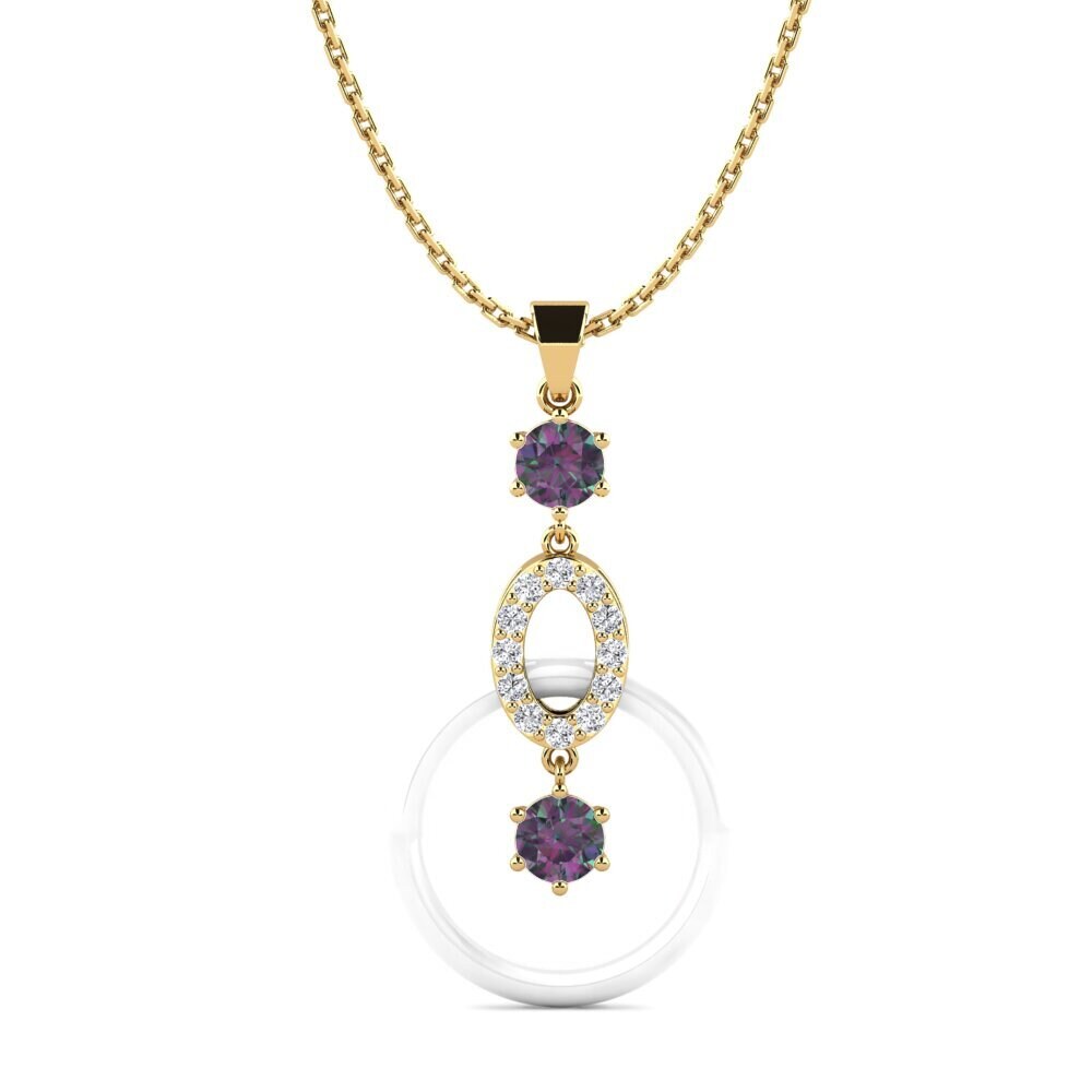 Mystic Topaz Women's Pendant Carie