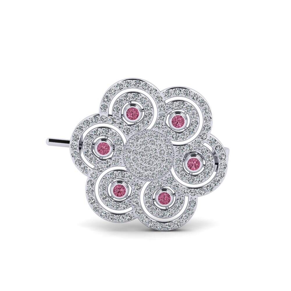 Rhodolite Garnet Brooch Carisa