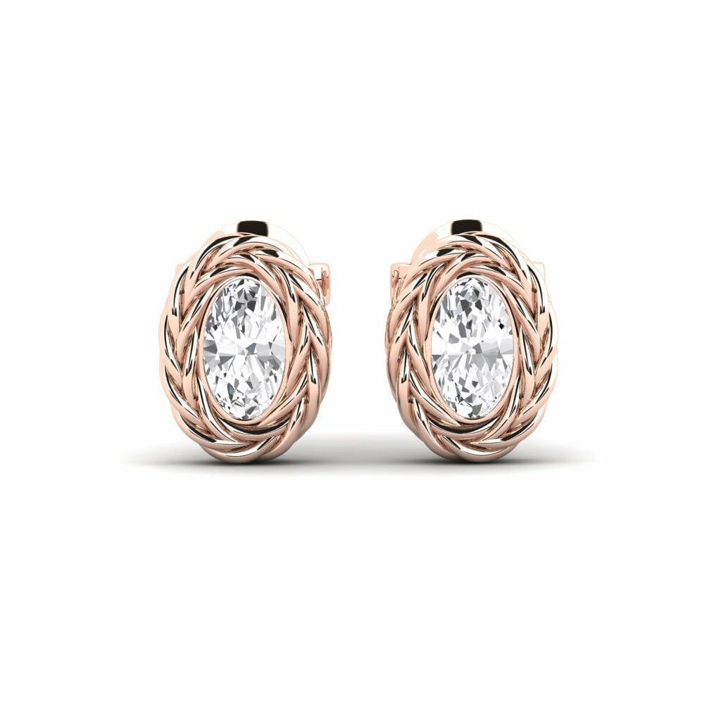 14k Rose Gold Women's Earring Carlamaria