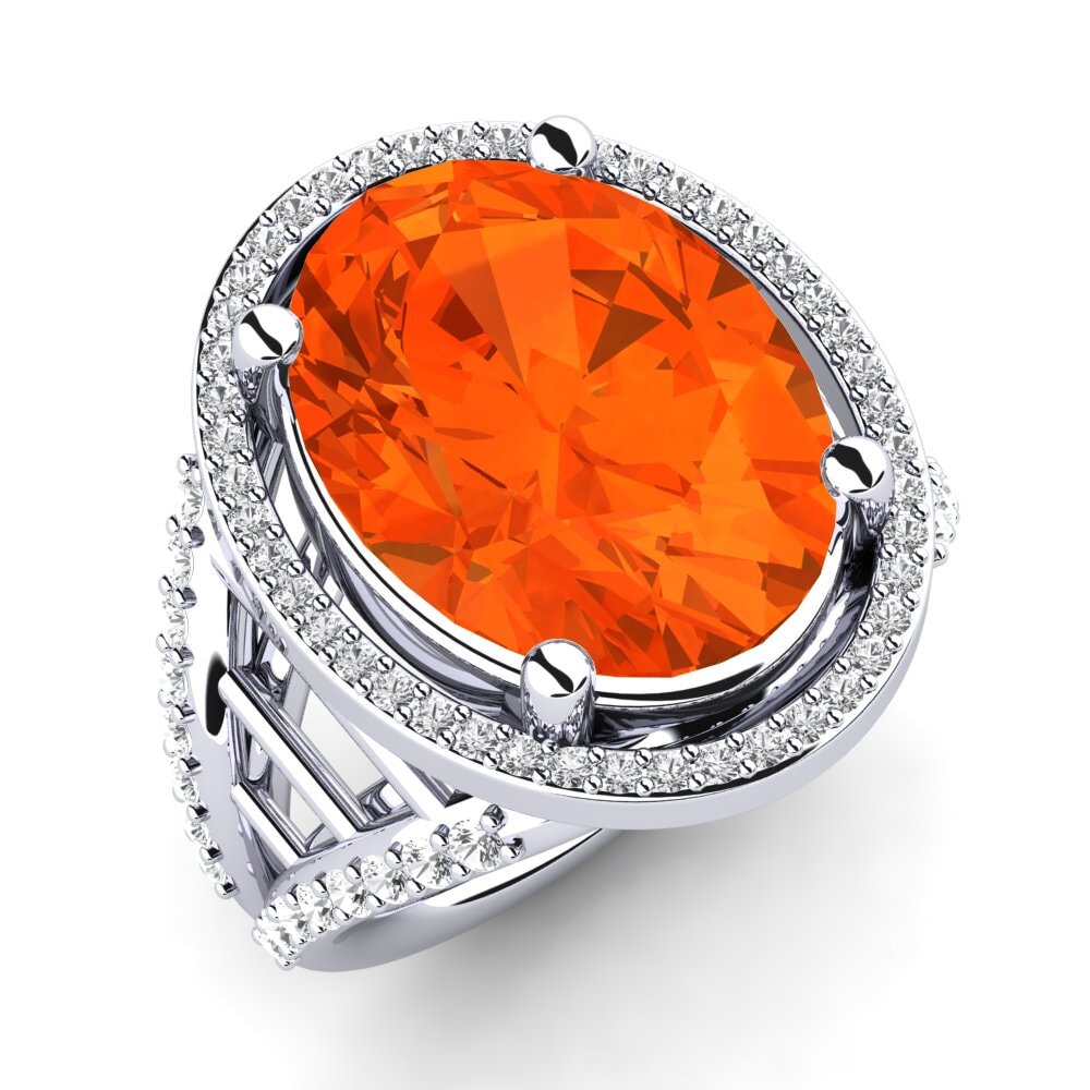 18K Wit Goud Ringen Carlene