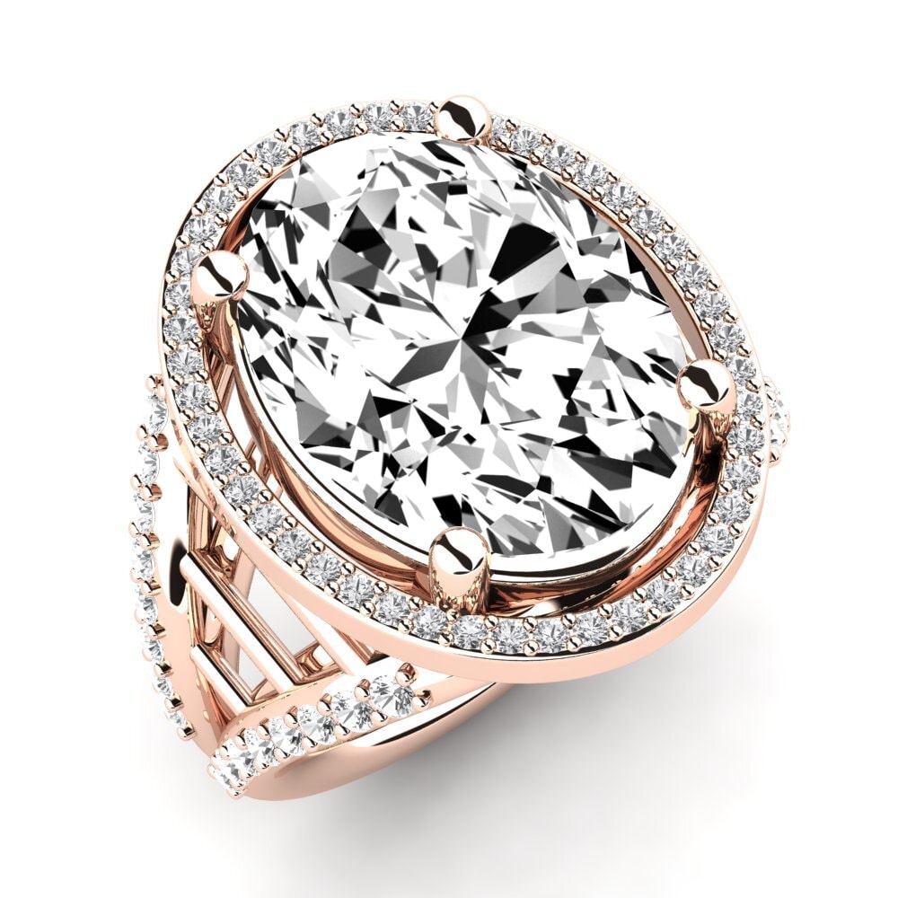 9K Rose Gold Ring Carlene