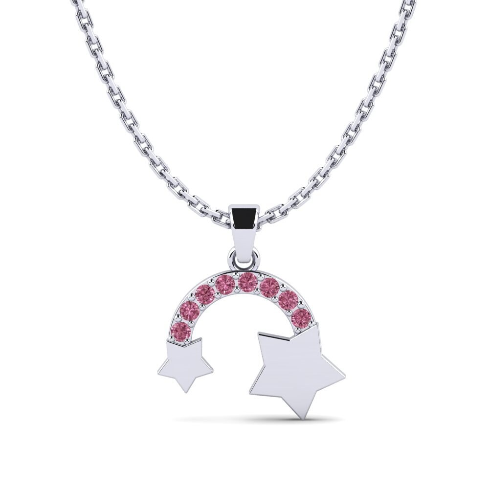 Rhodolite Garnet Women's Pendant Carliction
