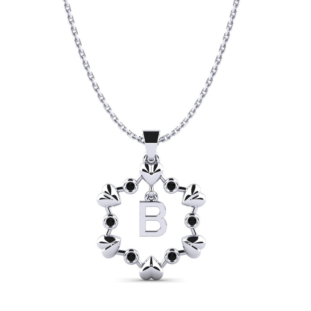 Schwarzer Onyx Anhänger Carline B