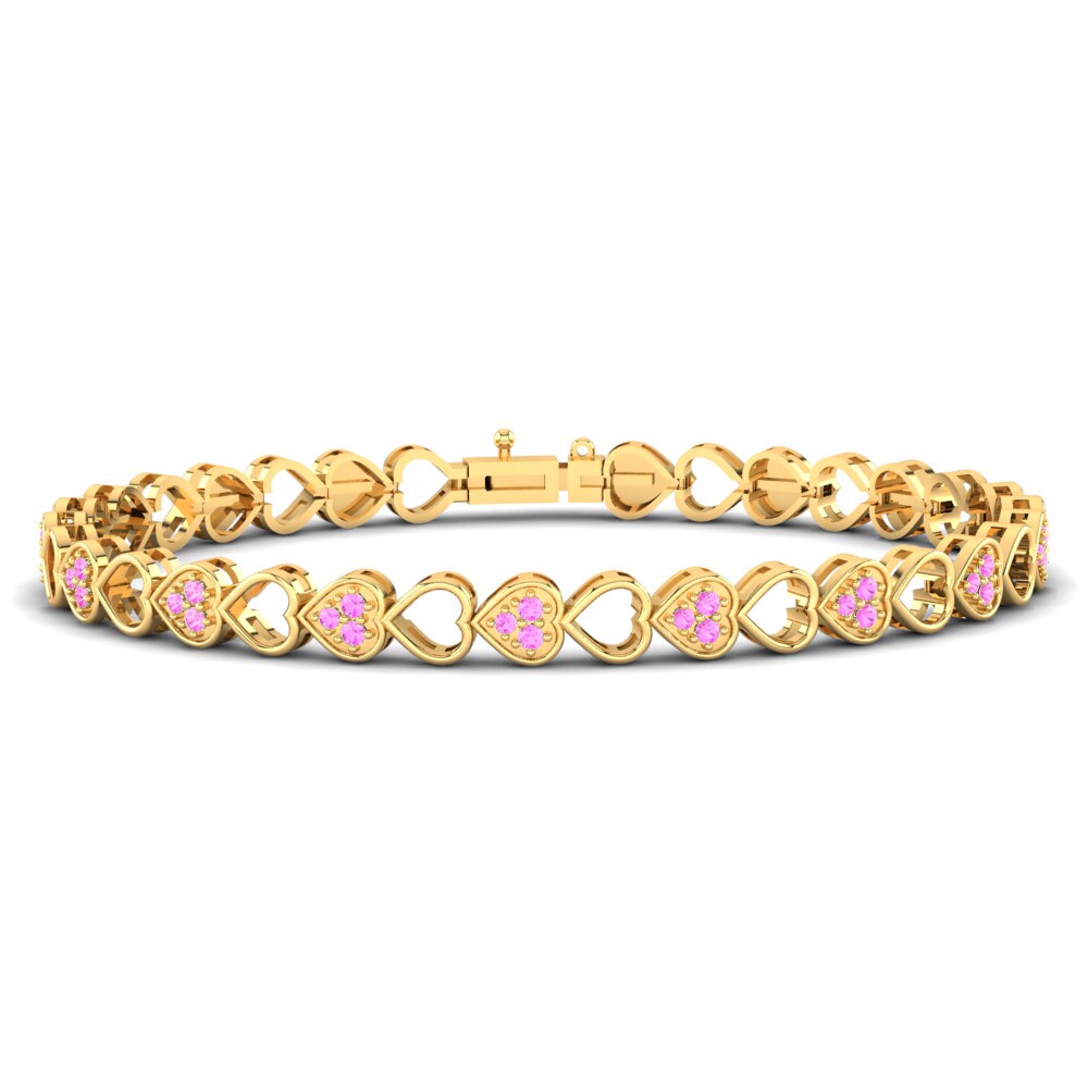 Pink Tourmaline Bracelet Carlisa