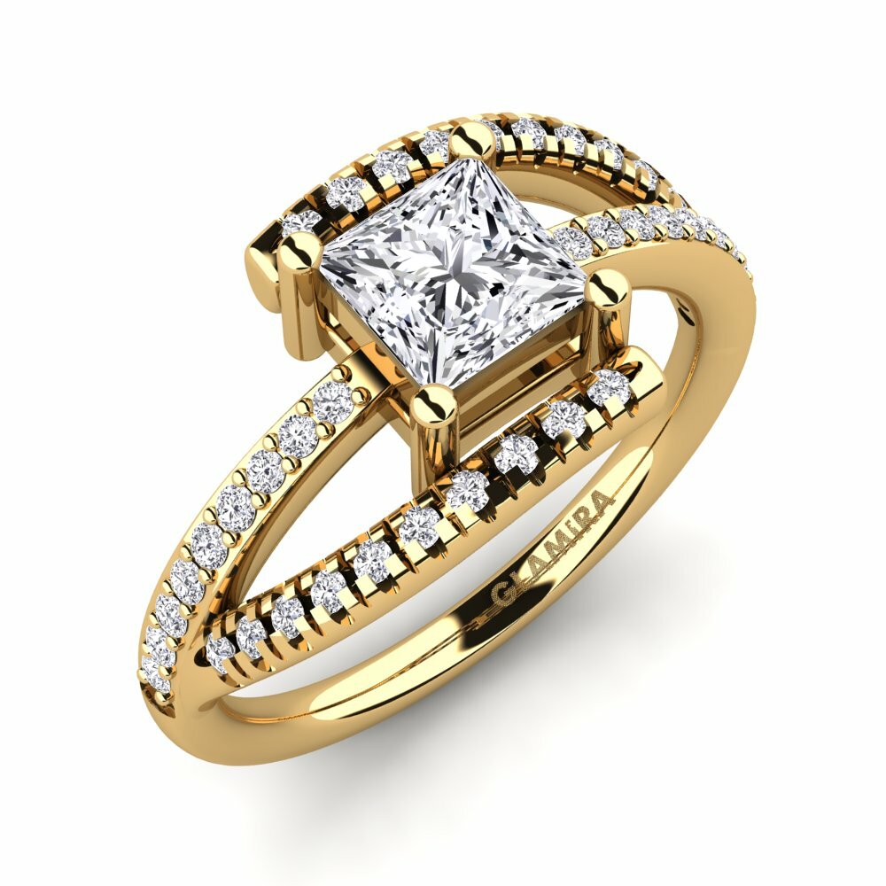 Laboratorium Gekweekte Diamant Verlovingsring Carlotta