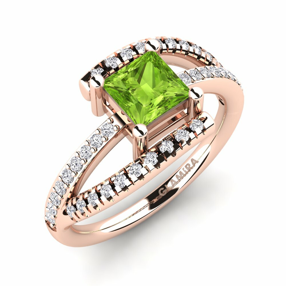 18K Rood Goud Verlovingsring Carlotta