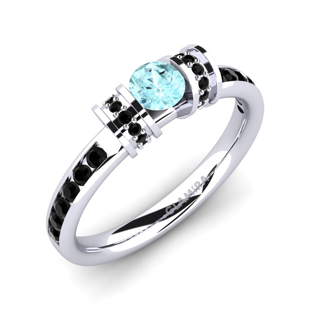 Aquamarine Engagement Ring Carmelina