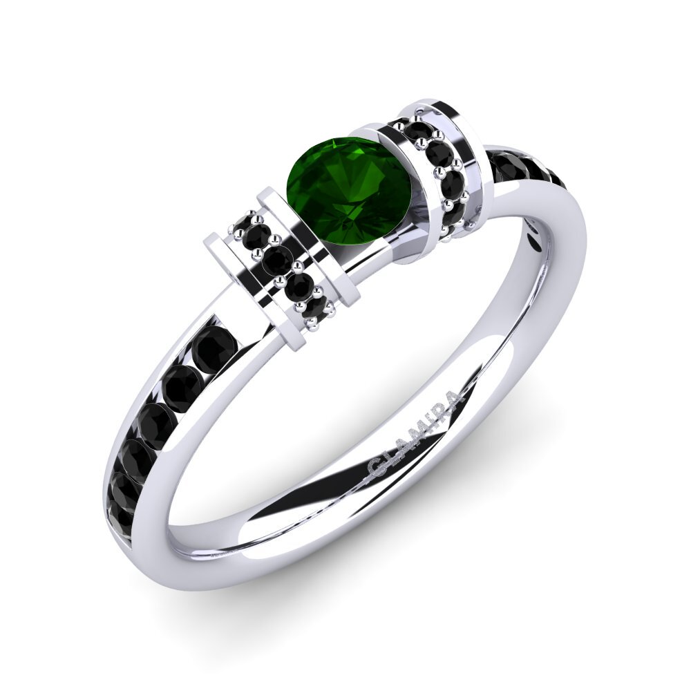 Green Tourmaline Engagement Ring Carmelina
