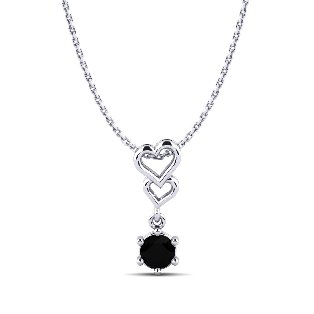 Diamante Negro Colgante de Mujer Carmenta