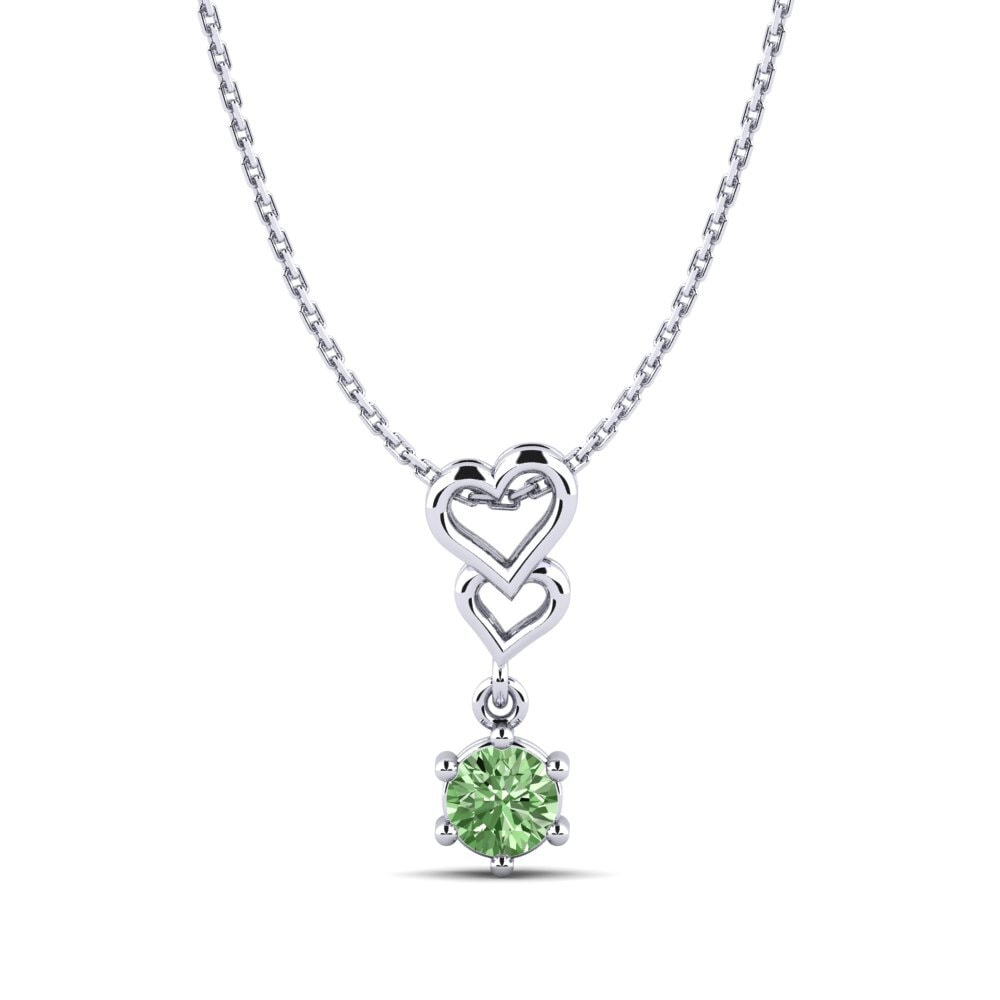 Diamant Vert Pendentif pour femme Carmenta