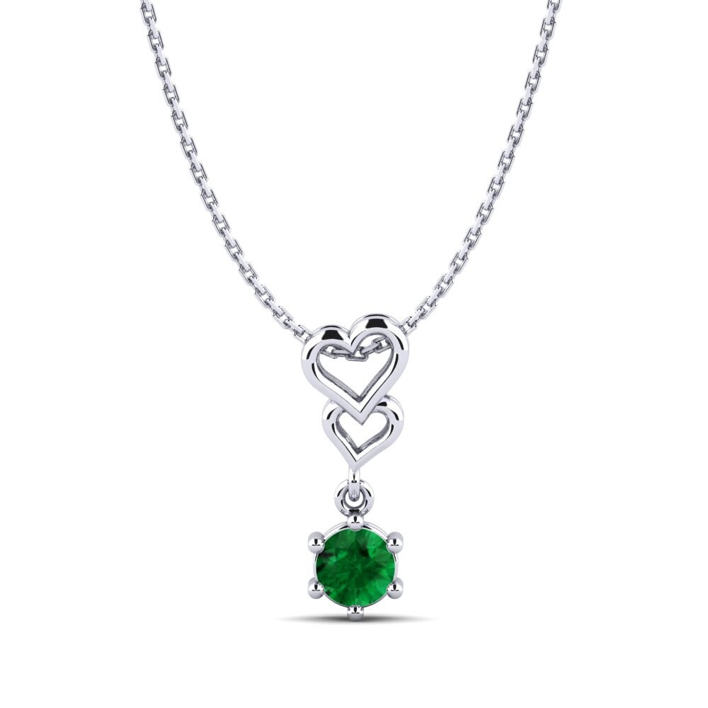 Emerald (Lab Created) Women's Pendant Carmenta