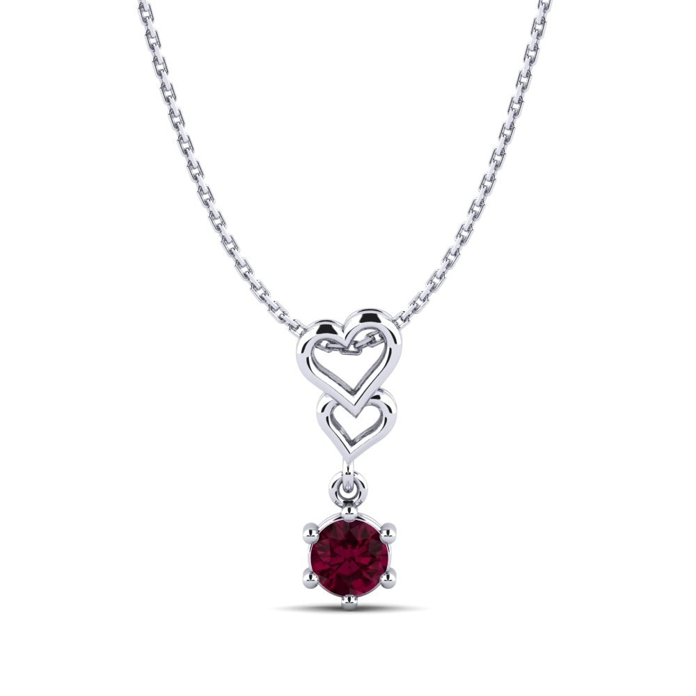 Granate Rhodolite Colgante de Mujer Carmenta