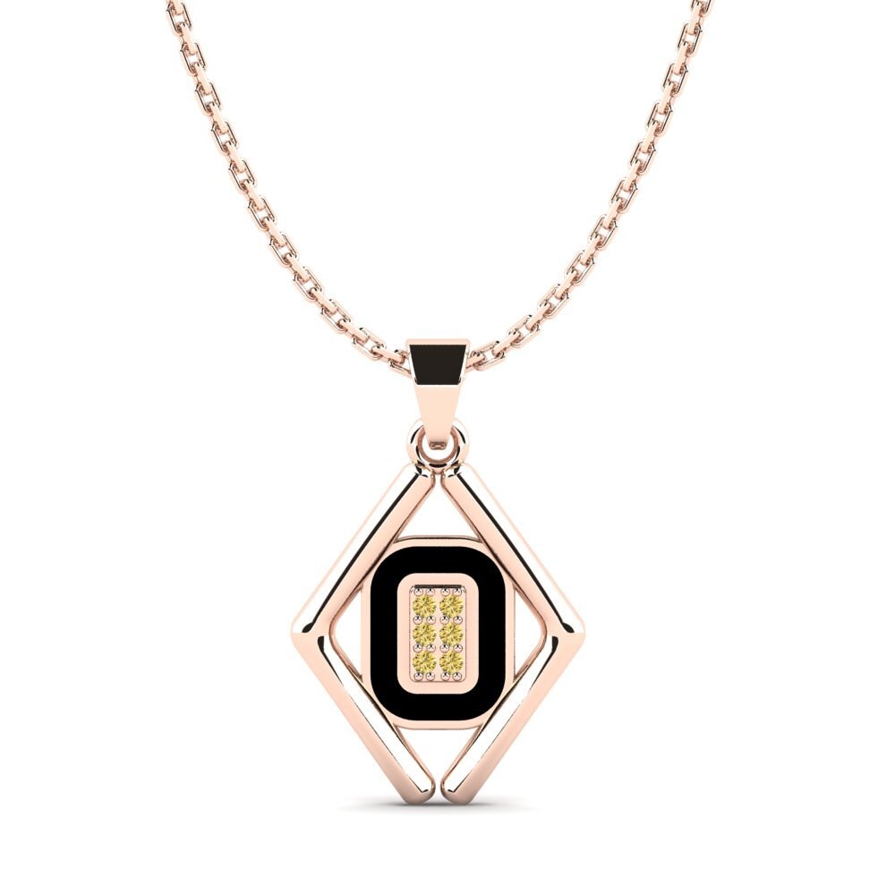 Yellow Diamond Women's Pendant Carmon