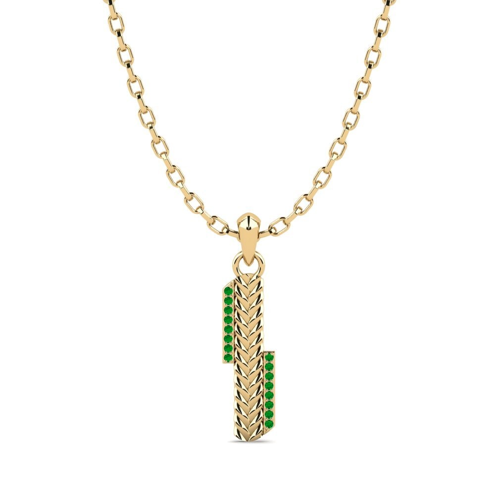 Emerald Men's Pendant Carnac