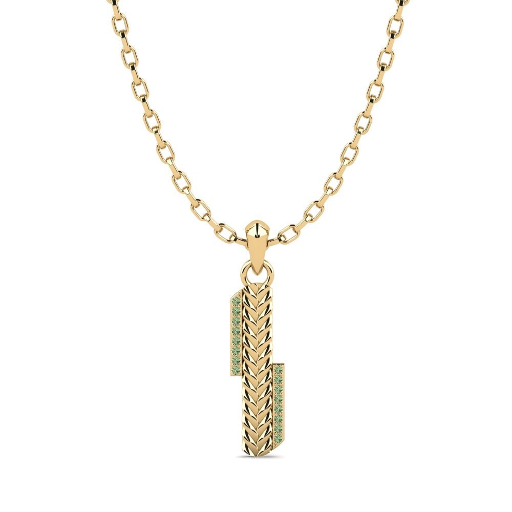 Green Diamond Men's Pendant Carnac