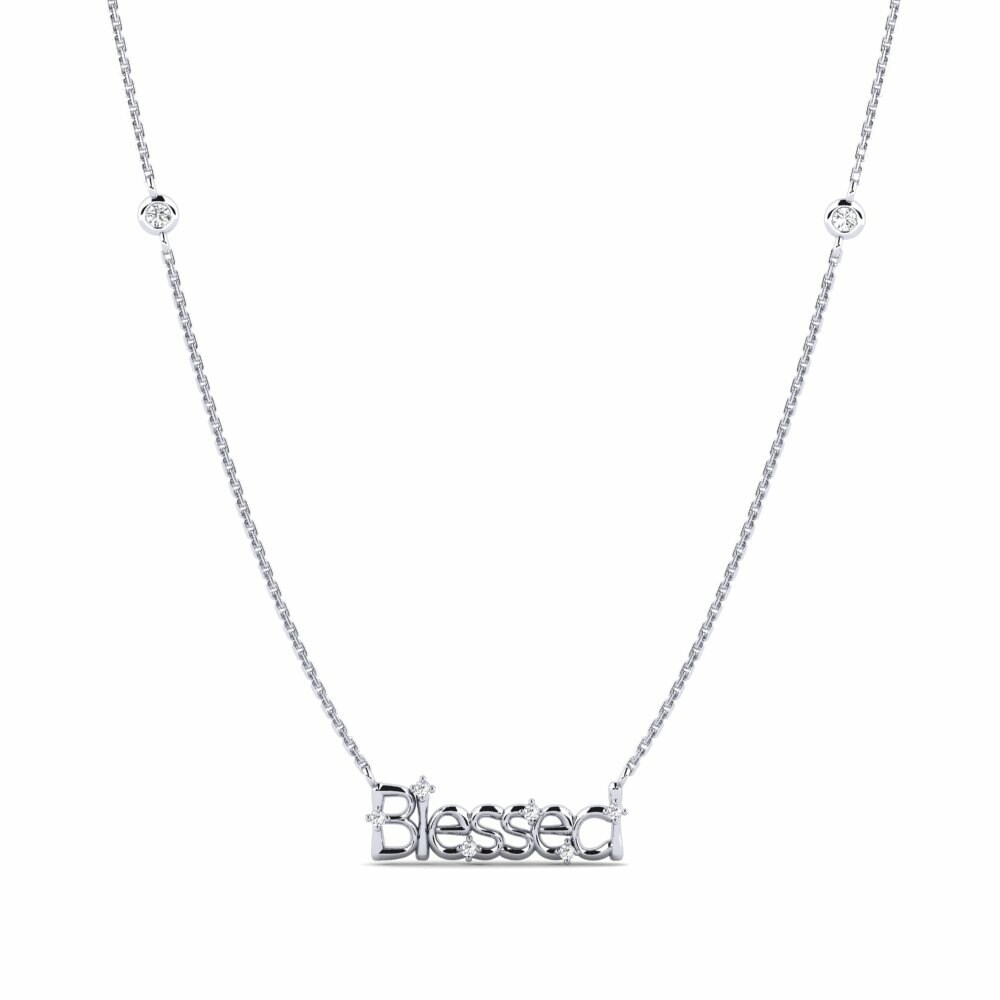 950 Platina Dames Ketting Carnbee