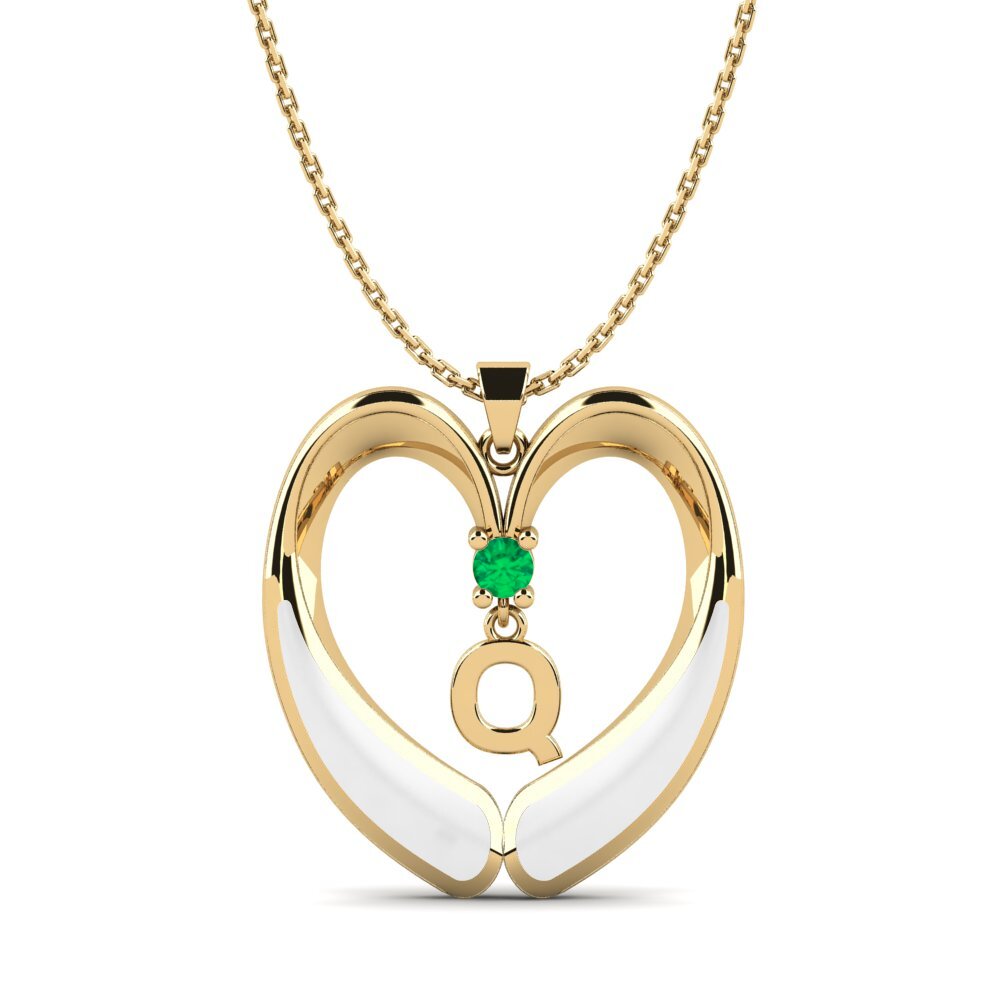 Smaragd Damen anhänger Caro - Q