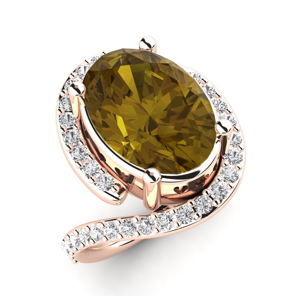 14ct Rose Gold Ring Carolann