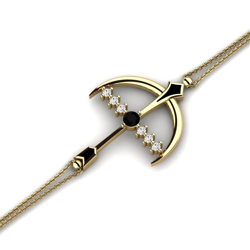 Black Onyx Women's Bracelet Carreau
