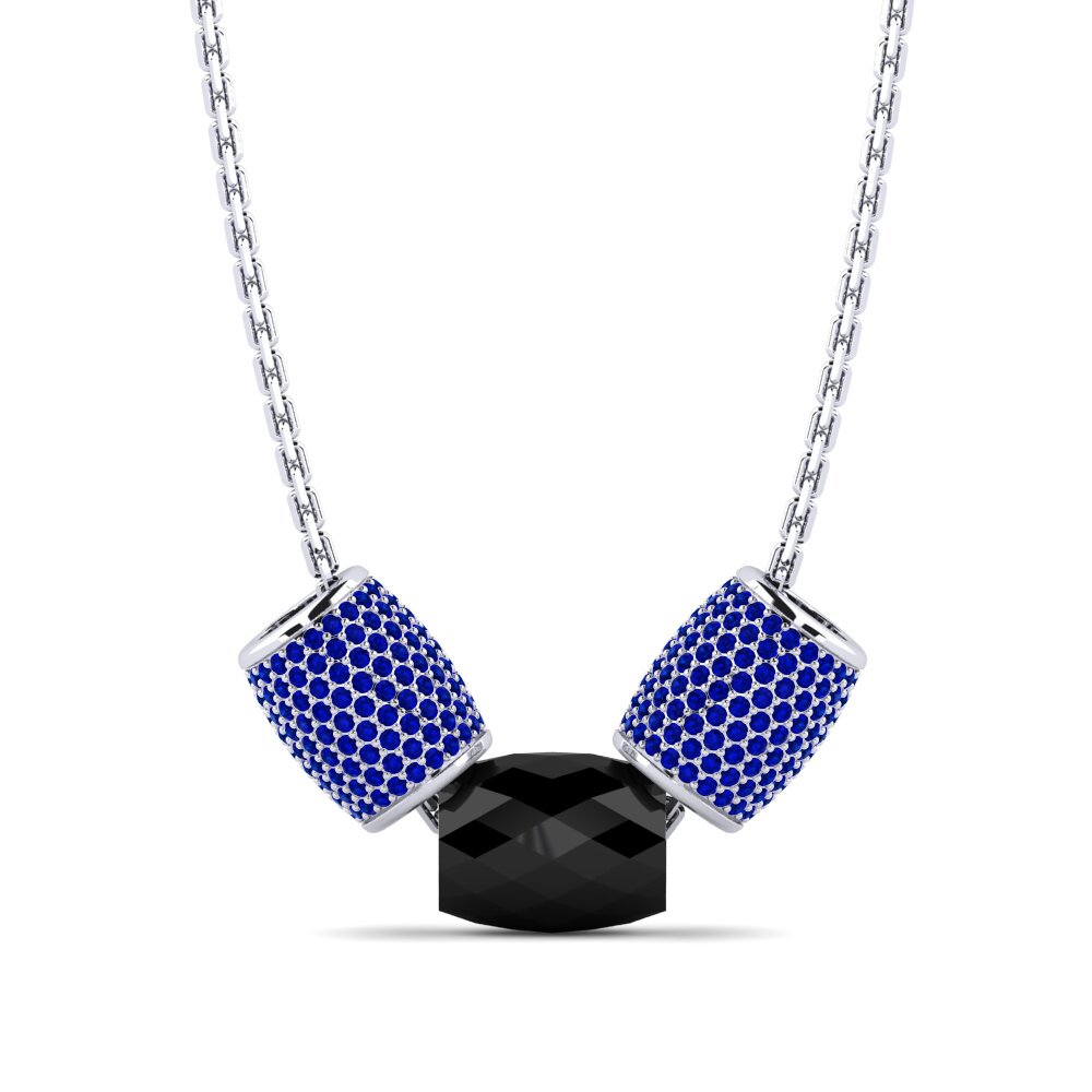 White Silver Sapphire Women's Pendant Cashin