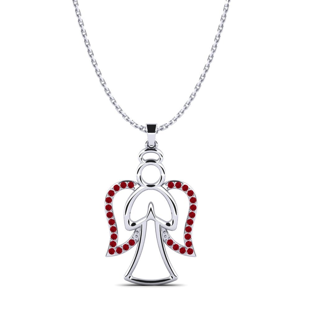 Red Zirconia Women's Pendant Casidhe