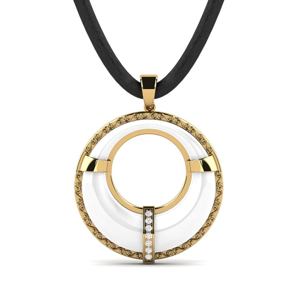 White sapphire Men's Pendant Caskill