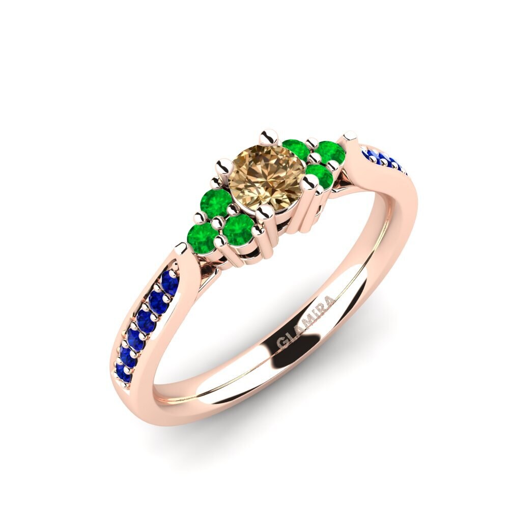 9K Rose Gold Engagement Ring Cassidy