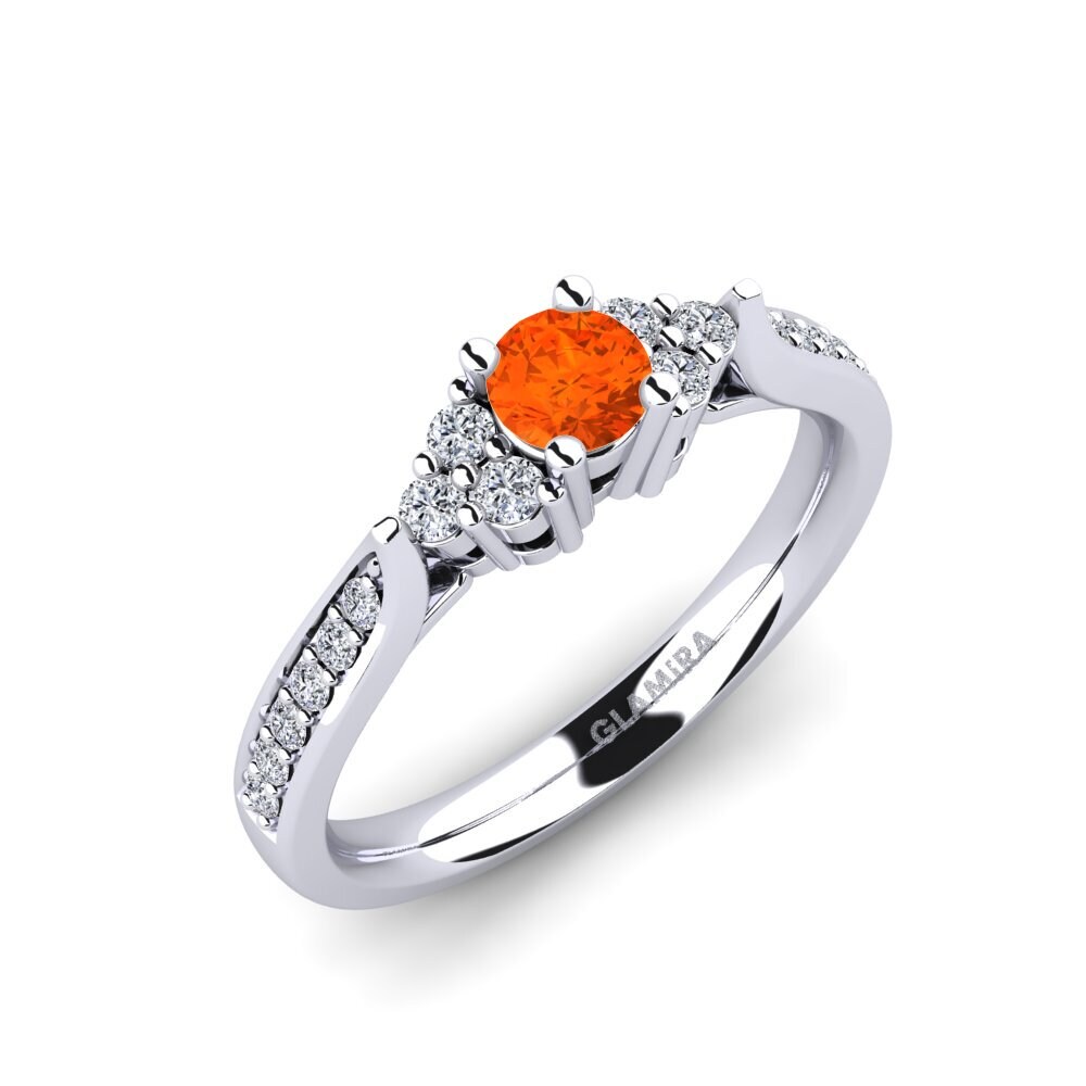 Fire Opal Engagement Ring Cassidy