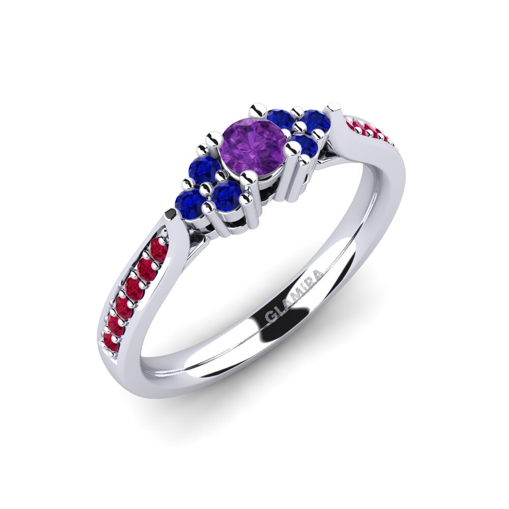 Amatista Anillo de compromiso Cassidy 0.16 crt