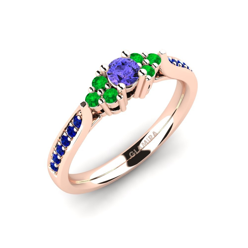 9K Rose Gold Engagement Ring Cassidy 0.16 crt