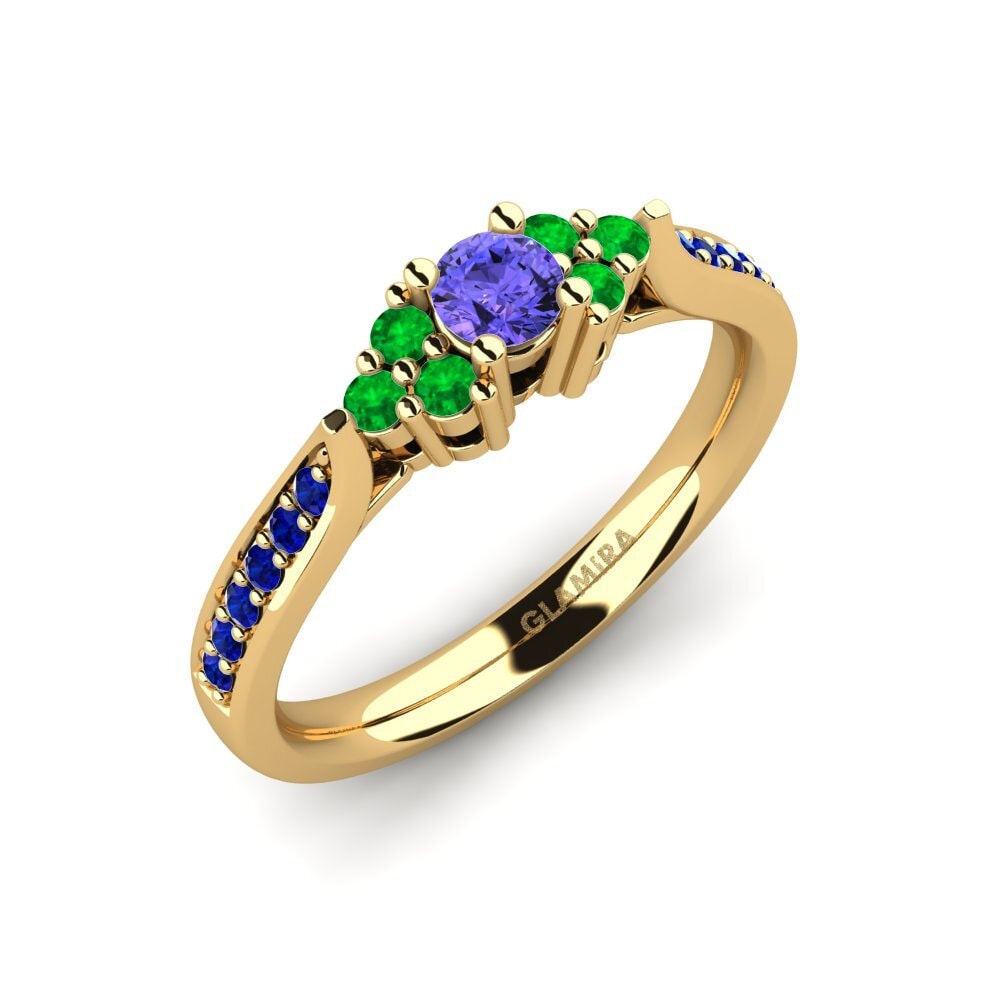 9ct Yellow Gold Engagement Ring Cassidy 0.16 crt