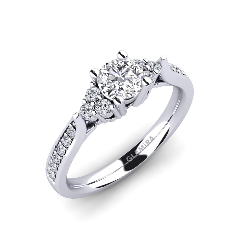 Diamant De Synthèse Bague de fiançailles Cassidy 0.5 crt