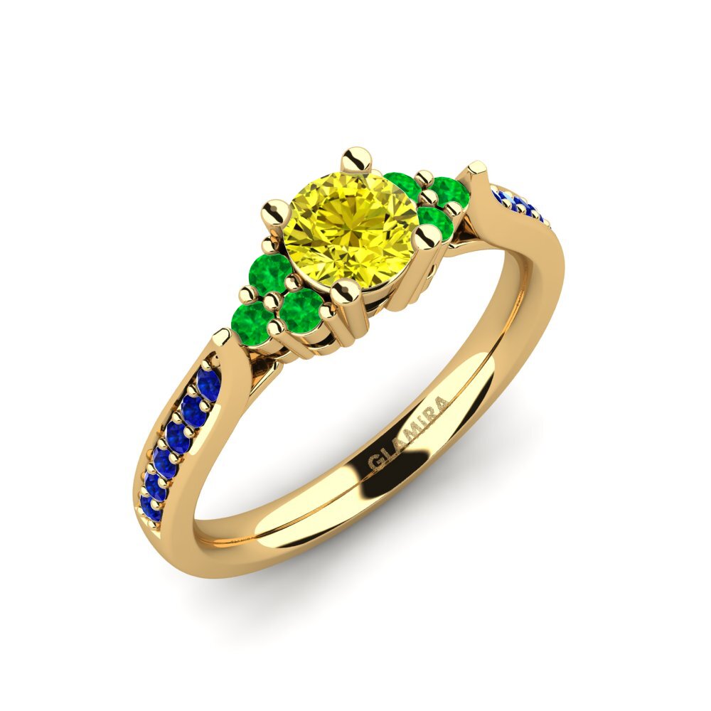 18ct Yellow Gold Engagement Ring Cassidy 0.5 crt