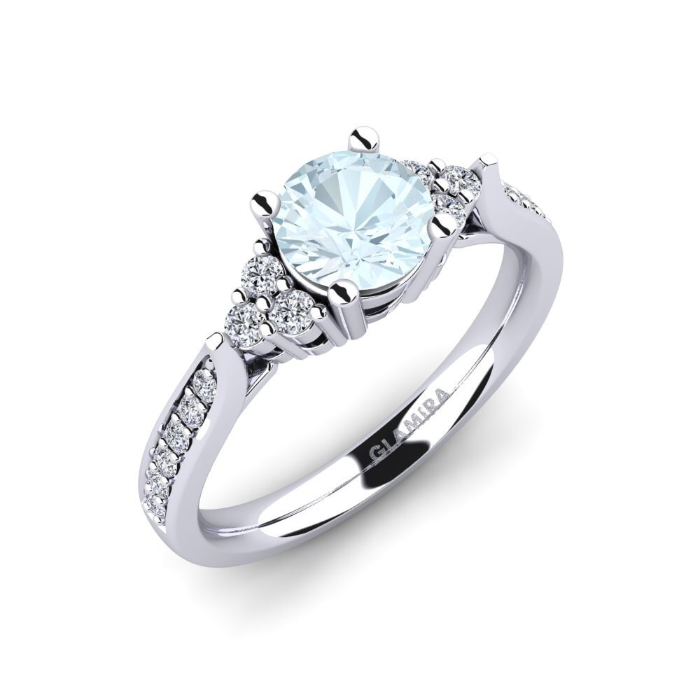 14ct White Gold Engagement Ring Cassidy 0.8 crt