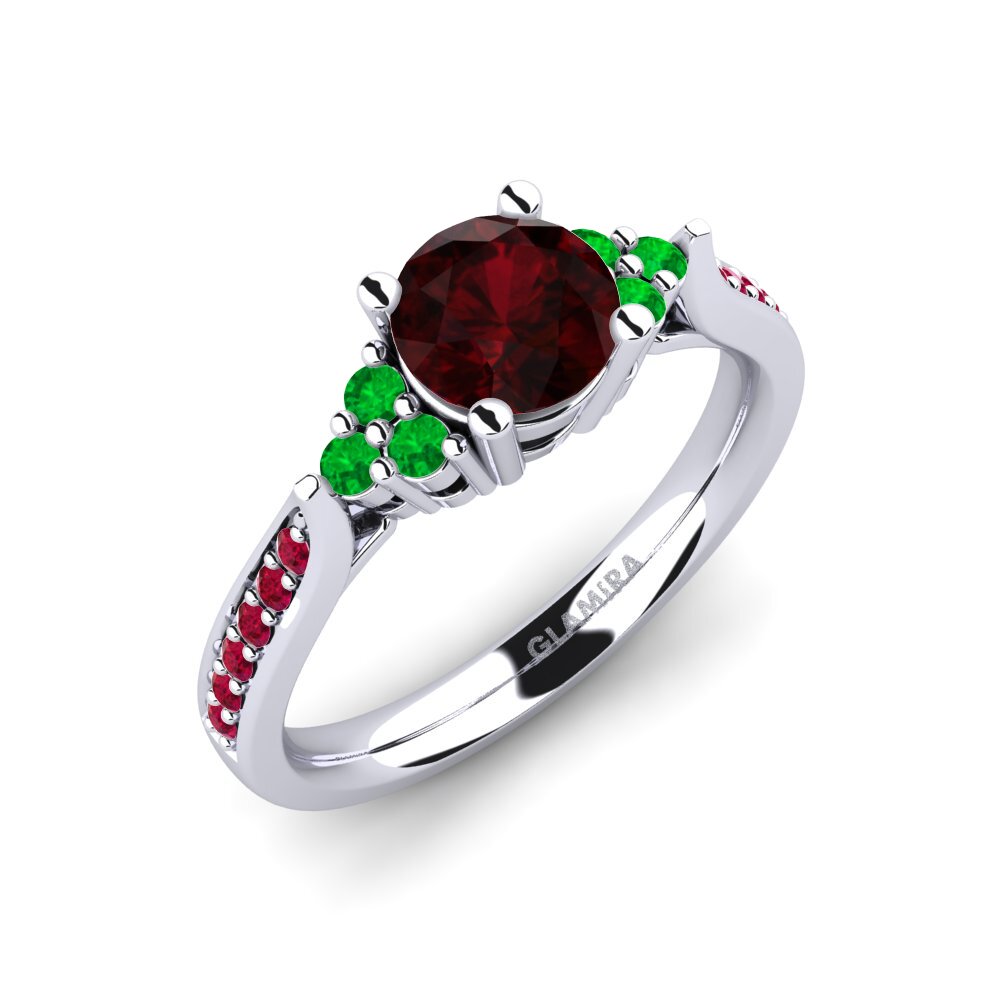 Garnet Engagement Ring Cassidy 0.8 crt