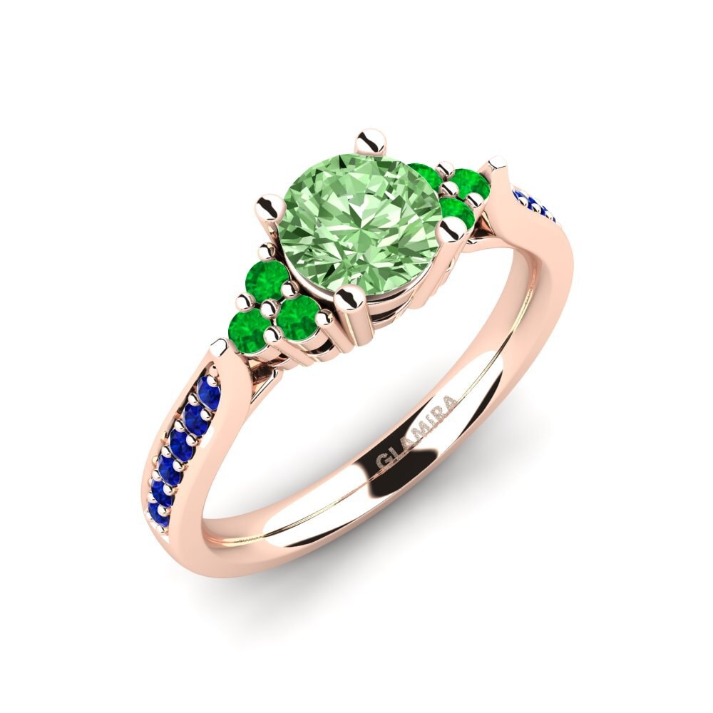 18K Rose Gold Engagement Ring Cassidy 0.8 crt